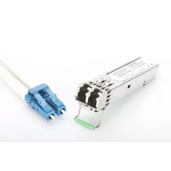 DIGITUS Μονάδα SFP 1,25 Gbit/s, έως 80 km Singlemode, βύσμα LC-Duplex 1000Base-LX, 1550 nm