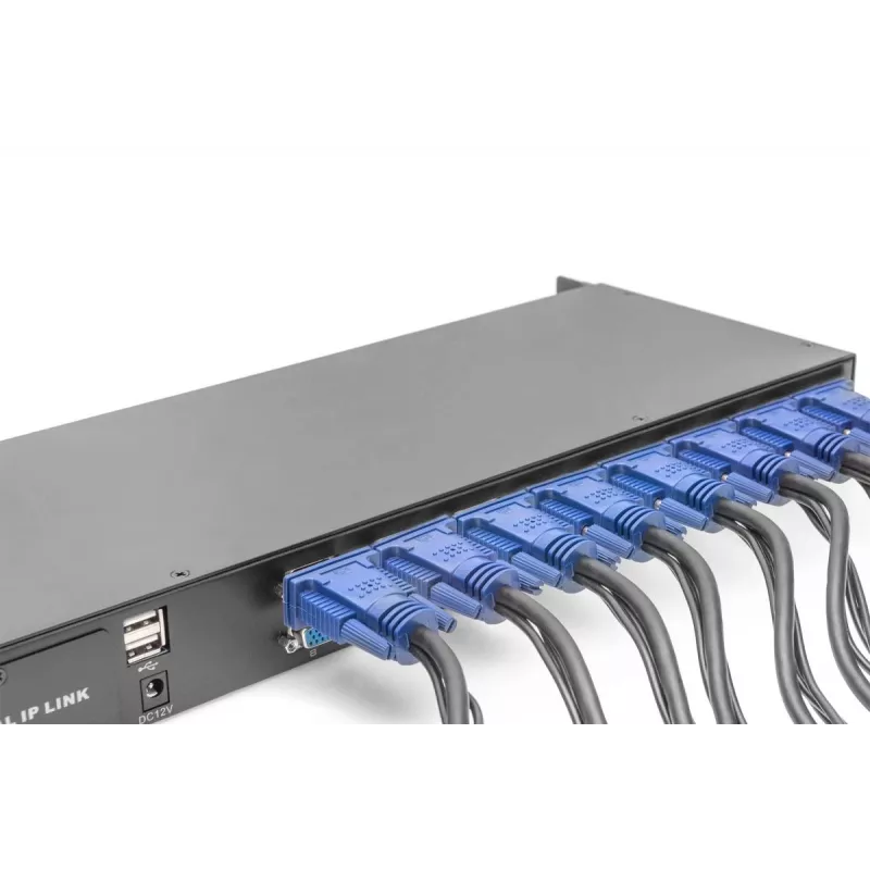 DIGITUS Modular Διακόπτης KVM 16 θυρών για αρθρωτή κονσόλα KVM