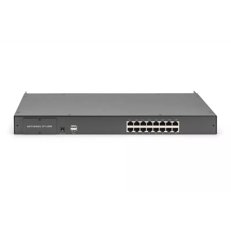 DIGITUS Modular Cat5 Διακόπτης KVM 16 θυρών για αρθρωτή κονσόλα KVM