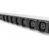 DIGITUS IT BASIC PDU. 3PH. 16A. 24 x C13. 3 x C19 Κάθετη. Καλώδιο 3m. Βύσμα IEC309 3Ph-16A