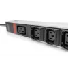 DIGITUS IT BASIC PDU. 3PH. 16A. 24 x C13. 3 x C19 Κάθετη. Καλώδιο 3m. Βύσμα IEC309 3Ph-16A