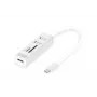 DIGITUS USB 2.0 Type C HUB με αναγνώστη καρτών 3x USB 2.0. 1x SD, 1x MicroSD Θήκη αλουμινίου