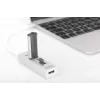 DIGITUS USB 2.0 Type C HUB με αναγνώστη καρτών 3x USB 2.0. 1x SD, 1x MicroSD Θήκη αλουμινίου