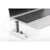 DIGITUS USB 2.0 Type C HUB με αναγνώστη καρτών 3x USB 2.0. 1x SD, 1x MicroSD Θήκη αλουμινίου