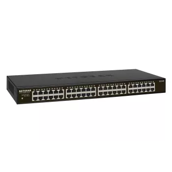 NETGEAR GS348 Unmanaged Gigabit Ethernet (10/100/1000) 1U Μαύρο