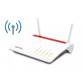 Box FRITZ 6890 LTE Ασύρματος Router Gigabit Ethernet Dual-Band (2,4 GHz / 5 GHz) 4G μαύρο, κόκκινο, λευκό