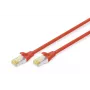 DIGITUS Καλώδιο patch - CAT6a - S/FTP - Snagless - Cu - 3m - κόκκινο