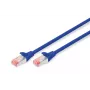 DIGITUS Καλώδιο patch - CAT6 - S/FTP - Snagless - Cu - 2m - μπλε