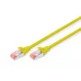 DIGITUS Patchkabel - CAT6 - S/FTP - προστασία προεξοχών - Cu - 10m - κίτρινο