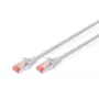 DIGITUS Patchkabel χάλκινος αγωγός – CAT6 – S/FTP – Snagless – 20 m – γκρι