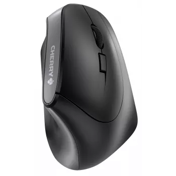 CHERRY MW 4500 ασύρματο ποντίκι 45 μοιρών, μαύρο, USB, δεξιόχειρας, κάθετο σχεδιασμό, οπτικό, RF ασύρματο, 1200 DPI, μαύρο