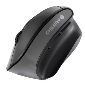CHERRY MW 4500 ασύρματο ποντίκι 45 μοιρών, μαύρο, USB, δεξιόχειρας, κάθετο σχεδιασμό, οπτικό, RF ασύρματο, 1200 DPI, μαύρο