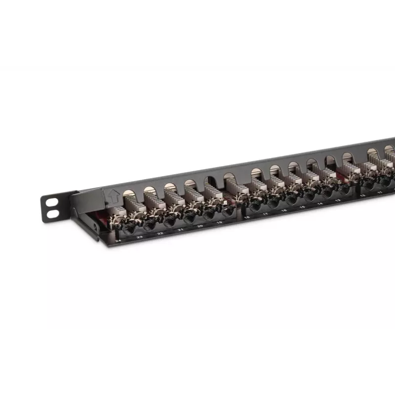 DIGITUS Patchpanel CAT6a θωρακισμένο 24-Port 0,5HE (dn91624sslea)