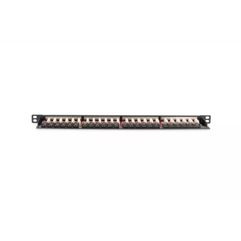DIGITUS Patchpanel CAT6a θωρακισμένο 24-Port 0,5HE (dn91624sslea)