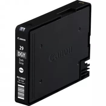 Canon PGI-29DGY σκούρο γκρι μελανοδοχείο, σκούρο γκρι, χρωστική μελάνη, 1 τεμ., 670 σελίδες