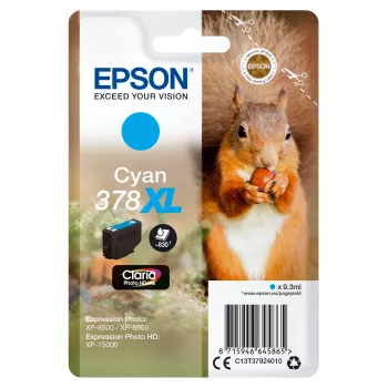 Epson Squirrel μεμονωμένη συσκευασία κυανό 378XL Claria Photo HD μελάνι