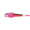 DIGITUS καλώδιο patch οπτικών ινών, SC σε SC Multimode OM4 - 50/125 µ, Duplex, χρώμα RAL4003 μήκος 1m