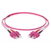 DIGITUS καλώδιο patch οπτικών ινών, SC σε SC Multimode OM4 - 50/125 µ, Duplex, χρώμα RAL4003 μήκος 1m