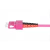 DIGITUS καλώδιο patch οπτικών ινών, LC σε SC Multimode OM4 - 50/125 µ, Duplex, χρώμα RAL4003 μήκος 1m