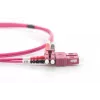 DIGITUS καλώδιο patch οπτικών ινών, LC σε SC Multimode OM4 - 50/125 µ, Duplex, χρώμα RAL4003, μήκος 3m