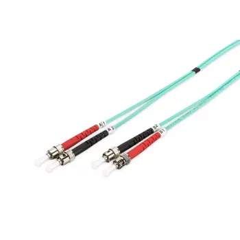 DIGITUS καλώδιο patch οπτικών ινών, ST σε ST Multimode 50/125 µ, Duplex μήκος 10 m, κλάση OM3