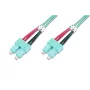 DIGITUS καλώδιο patch οπτικών ινών, SC σε SC Multimode 50/125 µ, Duplex μήκος 1 m κλάση OM3