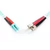 DIGITUS καλώδιο patch οπτικών ινών, LC σε ST Multimode 50/125 µm, Duplex μήκος 2m κλάση OM3