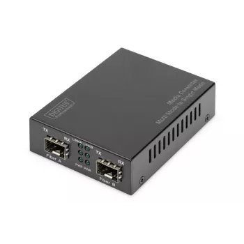 DIGITUS Μετατροπέας μέσων Multi-/Singlemode Gigabit 850nm 1310nm 1550nm (SM)