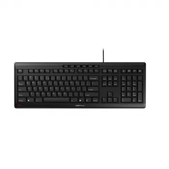 CHERRY STREAM Πληκτρολόγιο Γραφείου USB QWERTY Αγγλικά ΗΠΑ μαύρο