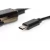 DIGITUS Μετατροπέας USB Type-C 2.0 σε Σειριακό, DSUB 9M Καλώδιο 1m