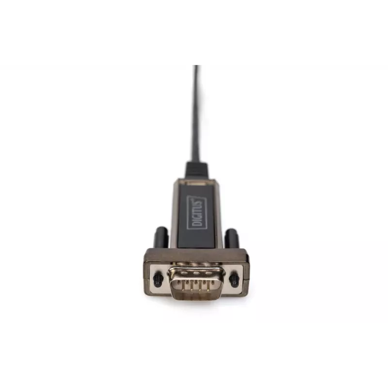 DIGITUS Μετατροπέας USB Type-C 2.0 σε Σειριακό, DSUB 9M Καλώδιο 1m