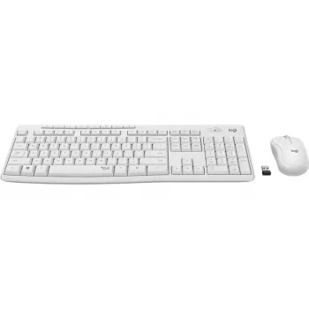 LOGITECH Mk295 Silent Wireless Combo Off-white Qwertz Γερμανικό