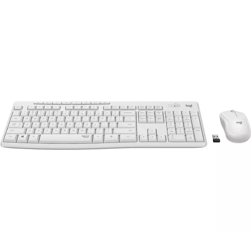 LOGITECH Mk295 Silent Wireless Combo Off-white Qwertz Γερμανικό