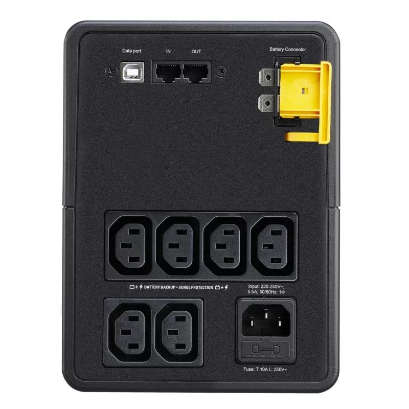 APC Back-UPS, 1200VA, Tower, 230V, 6x IEC C13 outlets, AVR