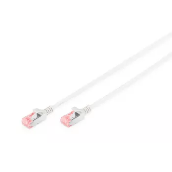 DIGITUS λεπτό Patch καλώδιο - CAT6 - U/FTP - Snagless - Cu - 10 m - γκρι