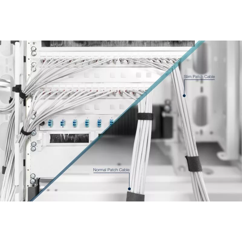 DIGITUS λεπτό Patch καλώδιο - CAT6 - U/FTP - Snagless - Cu - 10 m - γκρι