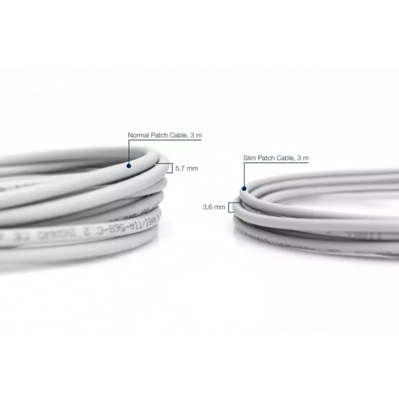 DIGITUS λεπτό Patch καλώδιο - CAT6A - U/FTP - Snagless - Cu - 10m - γκρι