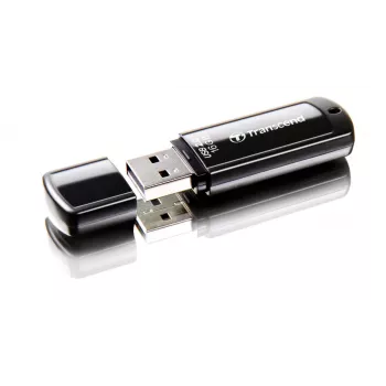 TRANSCEND Jetflash 350 - 16GB USB Stick - USB 2.0 - Μαύρο