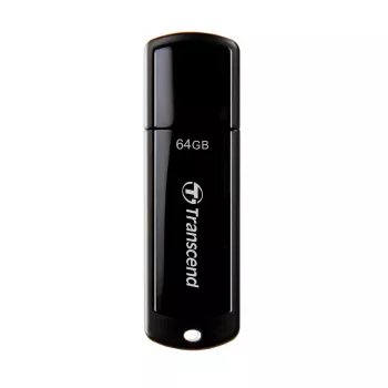 TRANSCEND JetFlash 700 - 64 GB USB Stick - USB 3.0 - Μαύρο