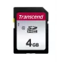 TRANSCEND Κάρτα SDHC 300s 4GB UHS-I U1
