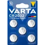 VARTA Μπαταρία Λιθίου Κουμπί Cr2032 3V (5 Τεμάχια)