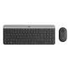 LOGITECH Λεπτό Ασύρματο Σετ Πληκτρολογίου-Ποντικιού Mk470 - Graphite - Γερμανικό Qwertz