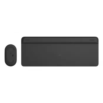 LOGITECH Λεπτό Ασύρματο Σετ Πληκτρολογίου-Ποντικιού Mk470 - Graphite - Γερμανικό Qwertz