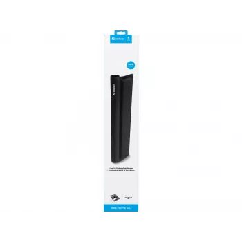 Sandberg Desk Pad Pro XXL, Μαύρο, Μονόχρωμο, Υποστήριγμα Καρπού, Αντιολισθητική Βάση, Gaming Mousepad