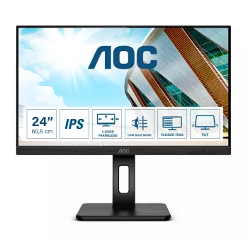AOC P2 Q24P2Q Οθόνη υπολογιστή 60,5 cm (23,8 ίντσες) 2560 x 1440 Pixel Quad HD LED Μαύρο