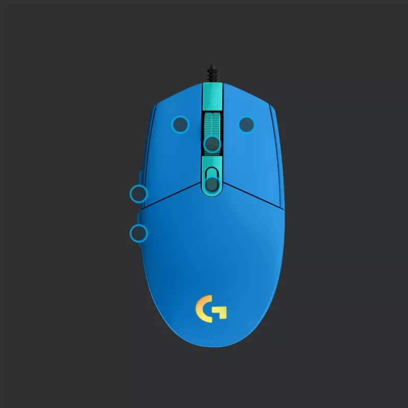 Gaming ποντίκι Logitech G G203 LIGHTSYNC USB Type-A