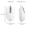 LOGITECH G203 Lightsync Gaming ποντίκι USB Λευκό