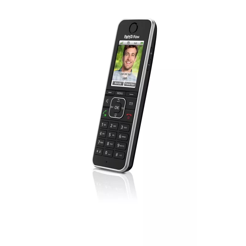 DECT τηλέφωνο AVM FRITZ!Fon C6 Μαύρο