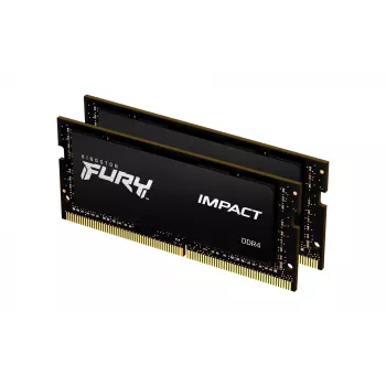 Kingston Technology FURY 64GB 3200MT/s DDR4 CL20 SODIMM (Συσκευασία 2 τεμ.) Impact