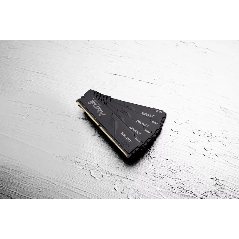 Kingston Technology FURY Beast 32GB 3200MT/s DDR4 CL16 DIMM Μαύρο